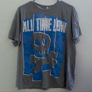 All time low skull shirt